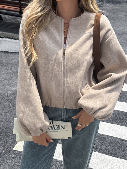 Veste Décontractée à Manches Longues